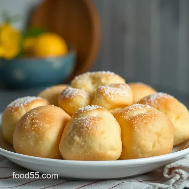 Fluffy Cloud Puffs Dessert: A Delightful Cream-Filled Treat