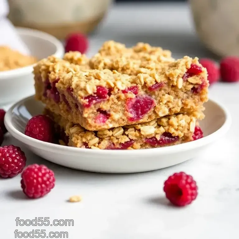 Freeze Dried Raspberries: 5 Easy Ways to Make Delicious Crumble Bars! presentation
