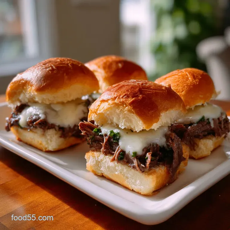 French Dip Sliders Au Jus