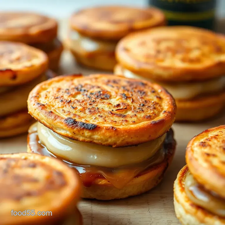 French Onion Patty Melts: Comfort Food Elevated presentation
