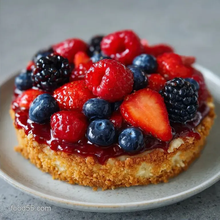 Fresh Berry Dessert Pizza: Crisp and Creamy