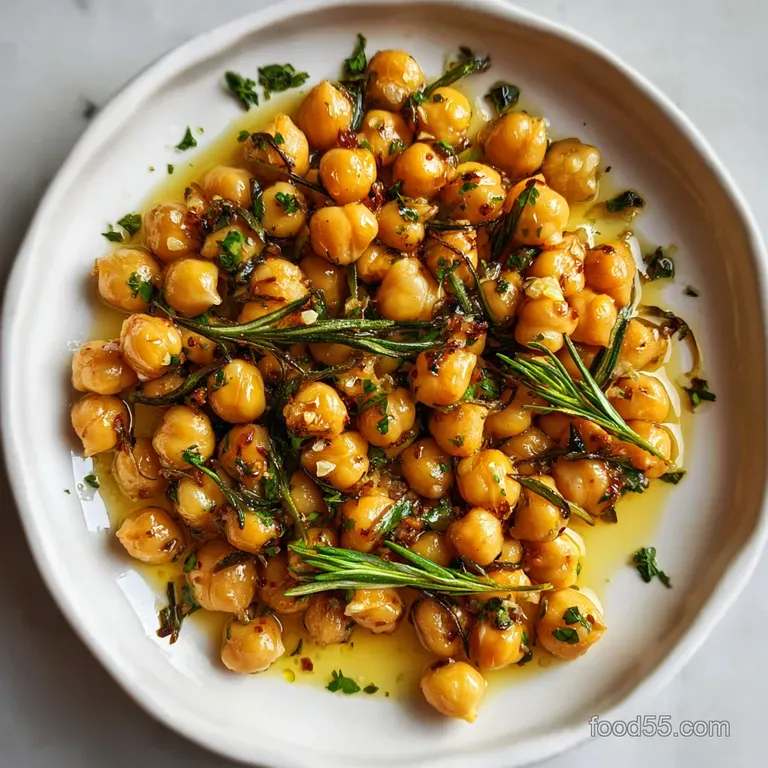 Garbanzo Bean Recipe with Garlic and Herbs