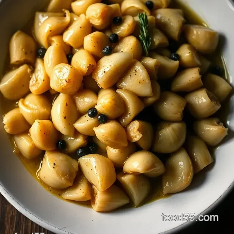 Garlic Confit: Silky-Smooth Garlic Goodness presentation