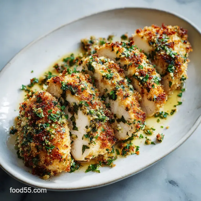 Perfectly seared chicken breast atop vibrant green vegetables, drizzled with savory pan sauce, presented on a white plate.