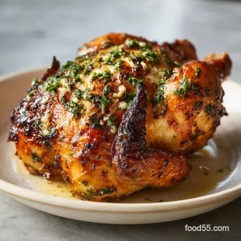 Rotisserie Chicken Recipe with Garlic and Herbs