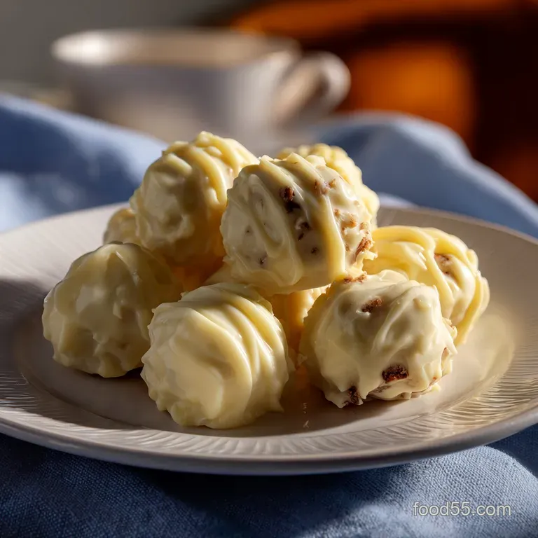 The Best Halloween Ghost Truffle with White Chocolate