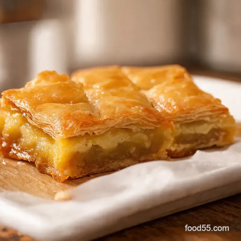 Glorious Golden Baklava presentation
