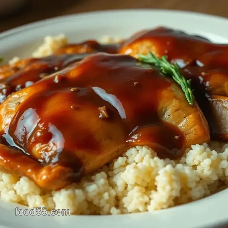 Gluten-Free A1 Steak Sauce Glazed Chicken