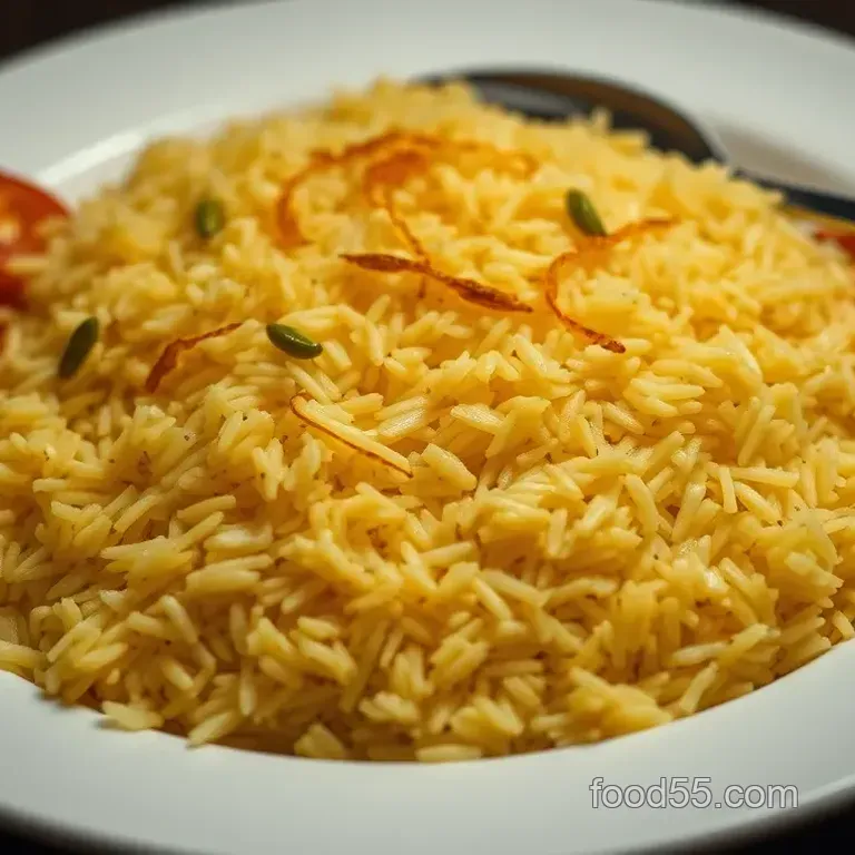 Golden Saffron Basmati Rice: A Flavorful Delight for Special Occasions