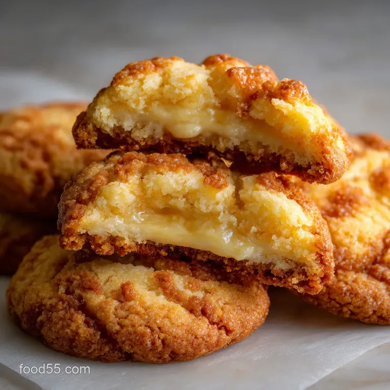 Gooey Butter Cookies: the Crinkly Crumbly Classic presentation