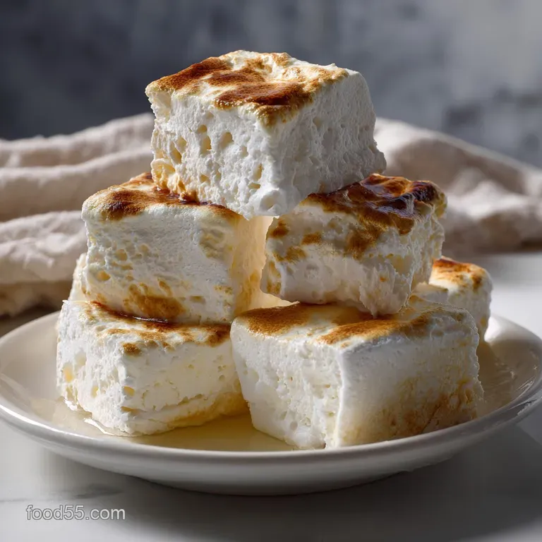 Marshmallow Recipes: Gourmet Vanilla Bean Marshmallows presentation