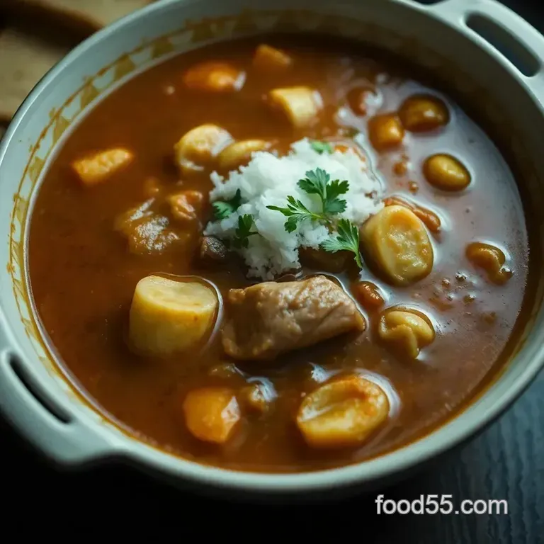Grandma Elena' s Authentic Menudo presentation