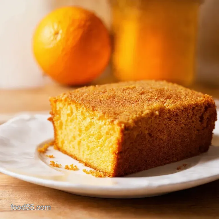 Grandma Rosies Spiced Honey Cake With a Hint of Orange presentation