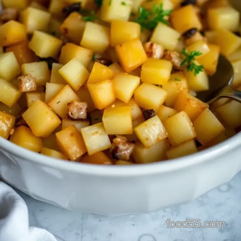 Grandma&#039 s Crispy Home Fries presentation