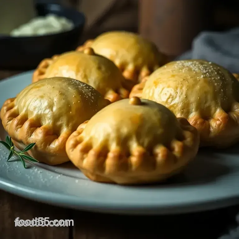 Grandma' s Famous Bierocks: Savory Cabbage and Beef Hand Pies presentation