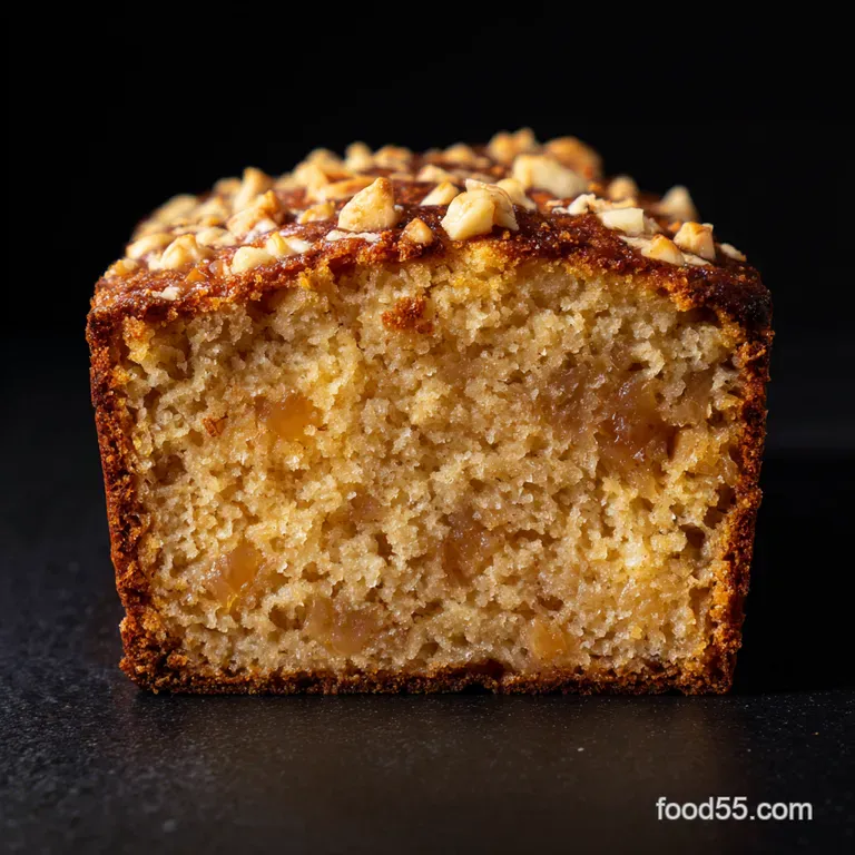 Grandmas Spiced Applesauce Bread presentation