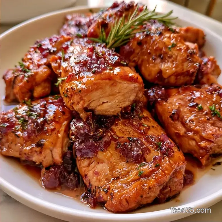 Rich Traditional Grape Juice Braised Chicken