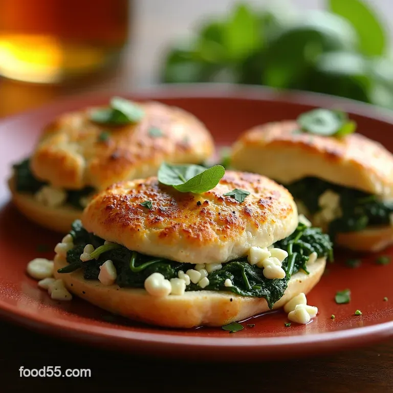 Greekstyle Spinach Feta Stuffed Chicken Breasts presentation