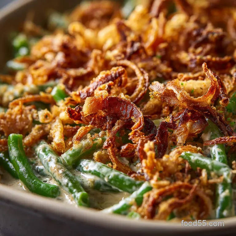 Green Bean Casserole Elevated: Creamy Scratch-Made Recipe
