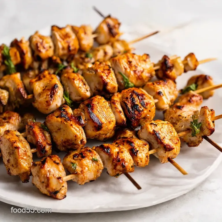 My Easy Grilled Garlic Herb Chicken Skewers Recipe
