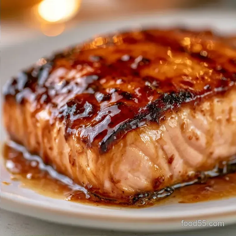 Grilled Salmon in Foil with Garlic and Soy