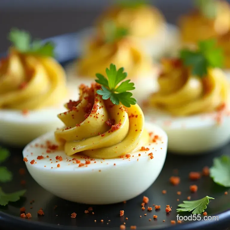 The AvoMighty Deviled Eggs Guacamole Edition