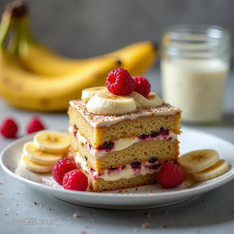 Sunshine in a Jar The Guiltless Banana Split Layer Cake