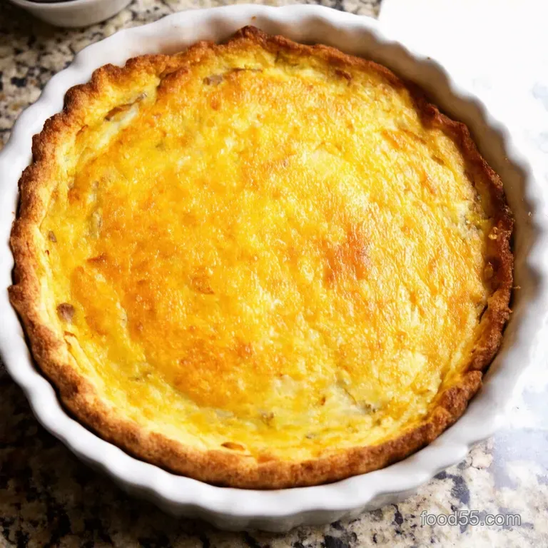 Hash Brown Quiche presentation