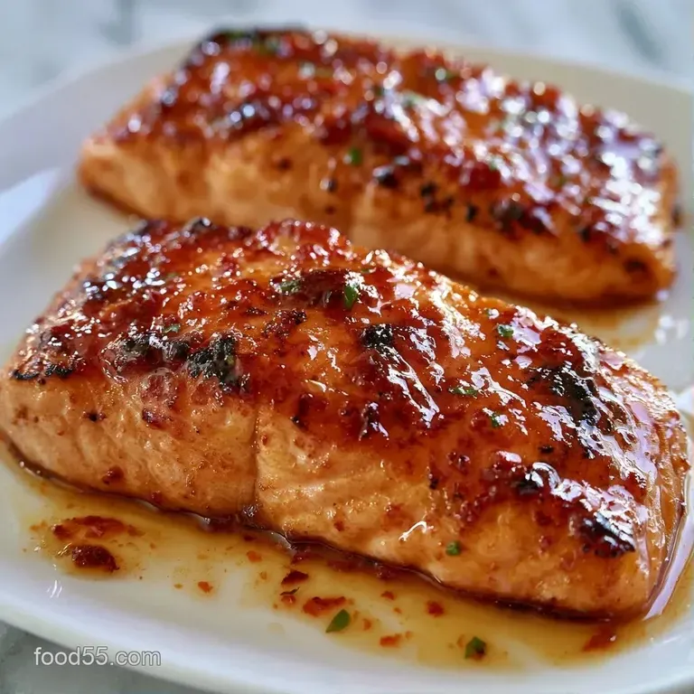Flaky grilled fish with golden-brown glaze served alongside vibrant green asparagus and a slice of fresh lemon.
