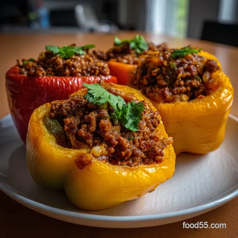 Healthy Stuffed Bell Peppers Recipe Stuffed Bell P: Savory Comfort presentation