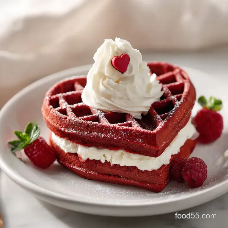 Awesome Galentines Brunch Recipe with Heart-Shaped Waffles