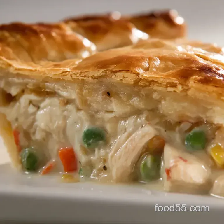 Hearty Chicken Pot Pie (With a Flaky Herb Crust)