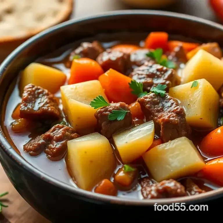 Easy & Flavorful Hearty Dutch Stew with Beef & Veggies: A Family Favorite