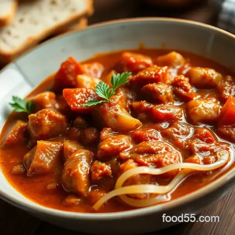 Hearty Hungarian Goulash: A Simmering Symphony