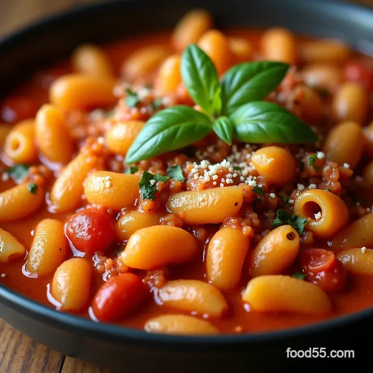 Nonnas Hearty Hug The Ultimate OnePot Pasta Fagioli