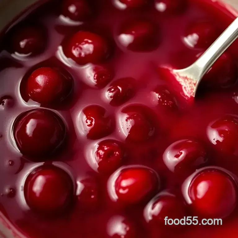 Heavenly Cherry Syrup: A Sweet Burst of Summer presentation