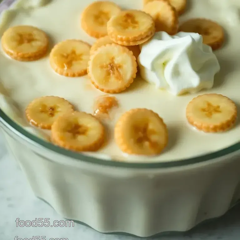 Heavenly Nilla Vanilla Wafer Banana Pudding presentation