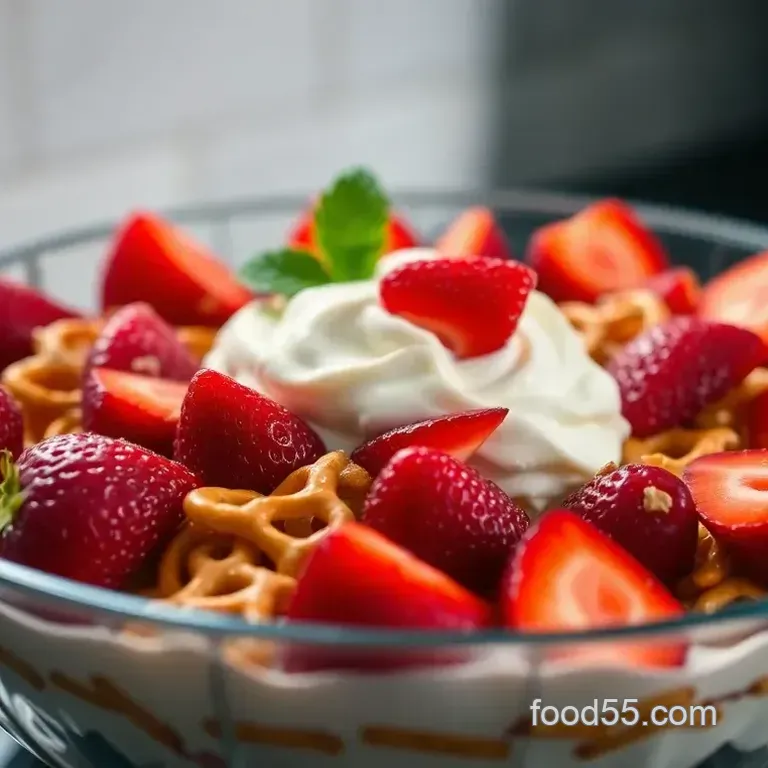 Easy Heavenly Strawberry Pretzel Salad: A Family Favorite Dessert