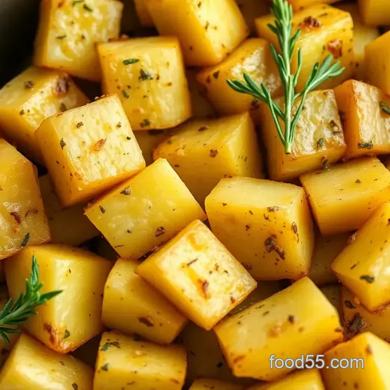 Herb Roasted Rutabagas