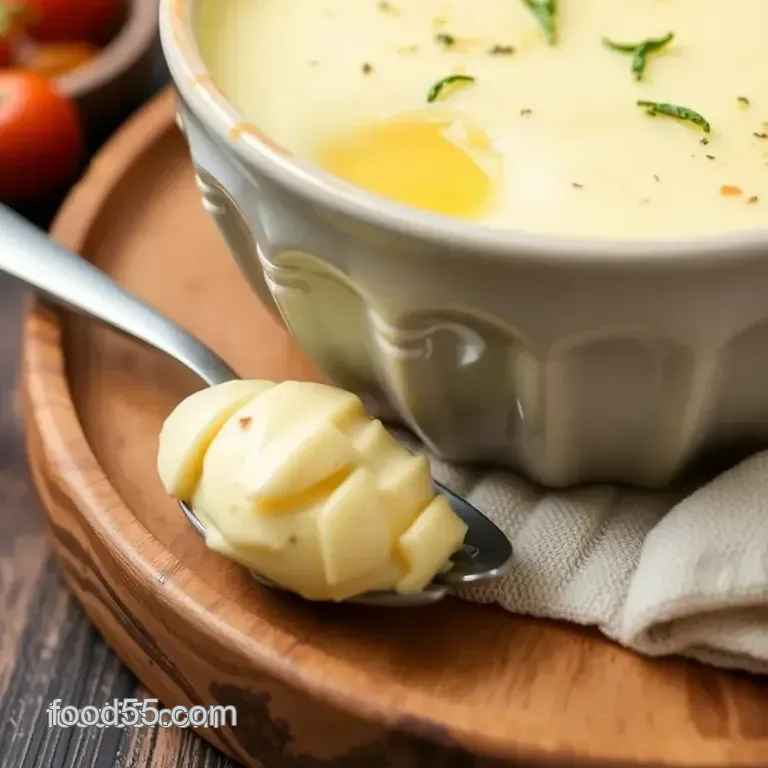 Herbed Savory Custard Delight presentation
