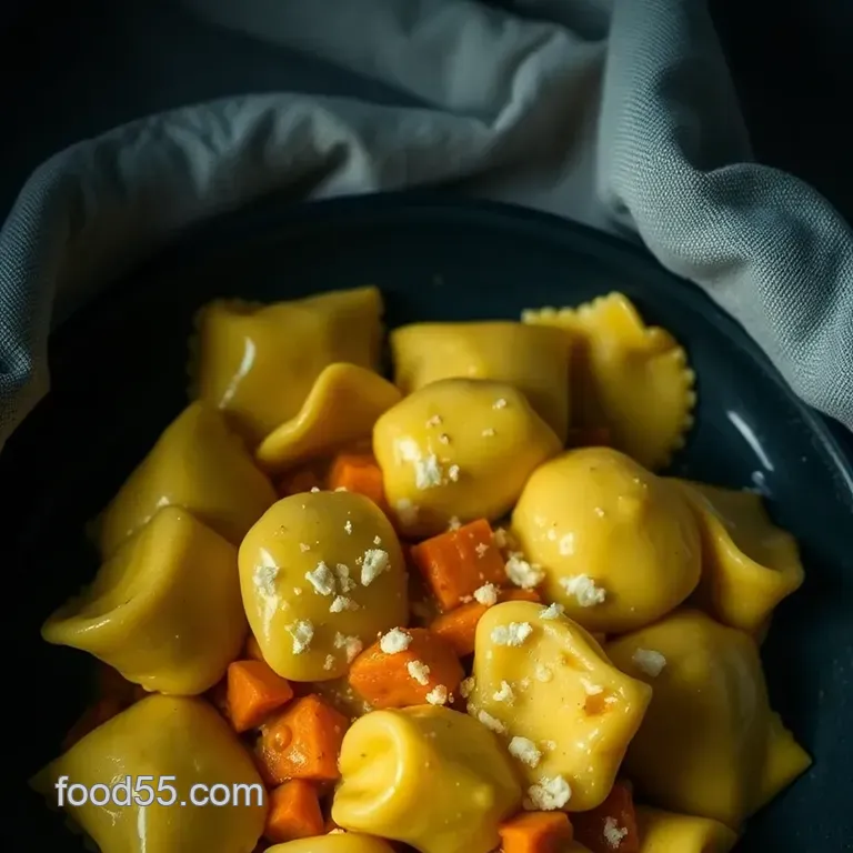 Homemade Cappellacci: Delightful Italian Dumplings Filled with Seasonal Goodness presentation