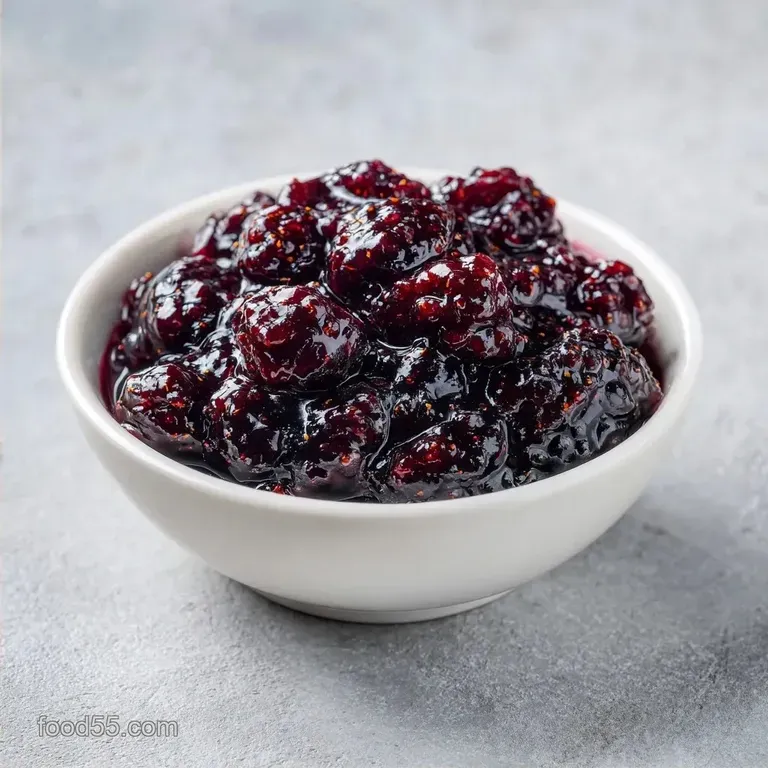 Mulberry Jam: Fresh and Glossy