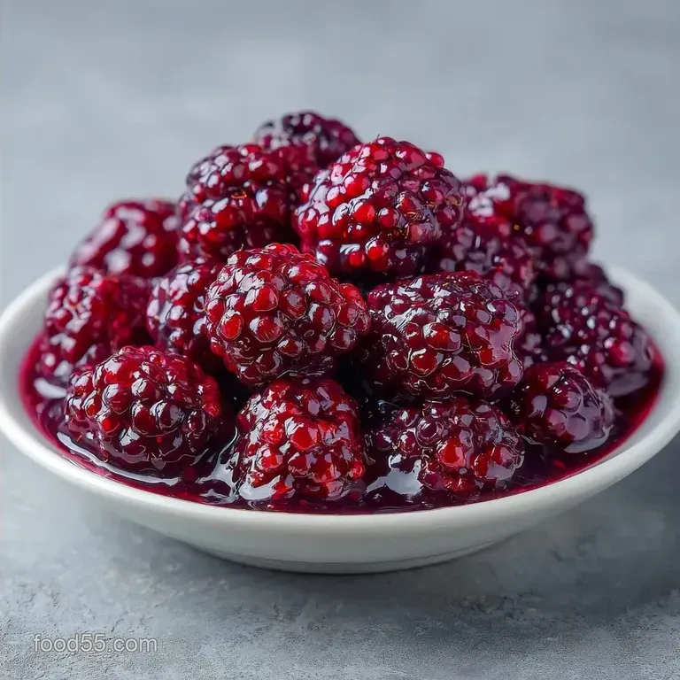 Mulberry Jam: Glossy and Tart