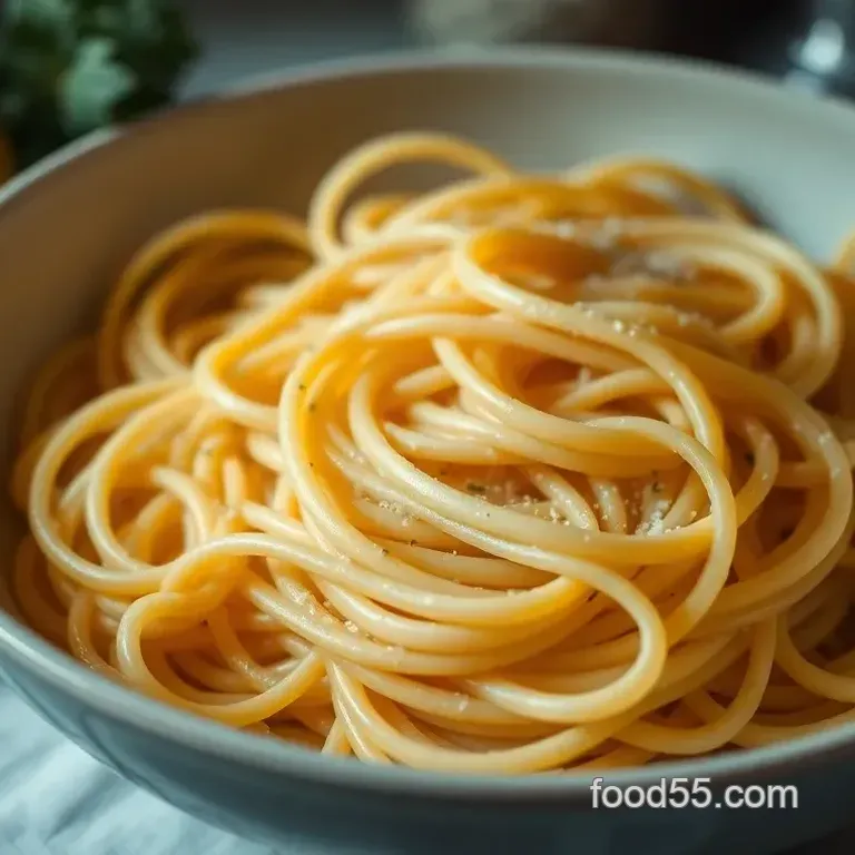 Homemade Tagliolini with Lemon Butter Sauce