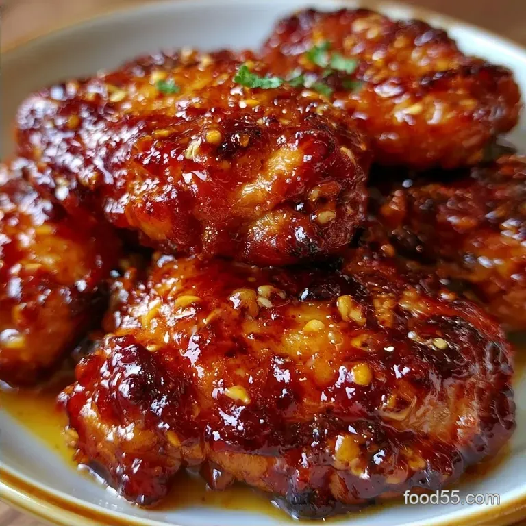 Honey Garlic Slow Cooker Chicken: Sticky and Tender