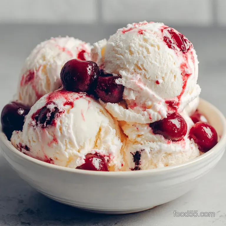 Scoops of soft, pale ice cream overflowing from a waffle cone. Some melted and dripping down, ready to eat for dessert.