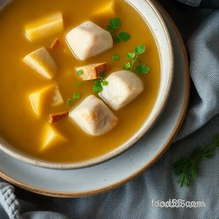 Instant Pot Chicken Broth - Healthy & Flavorful presentation