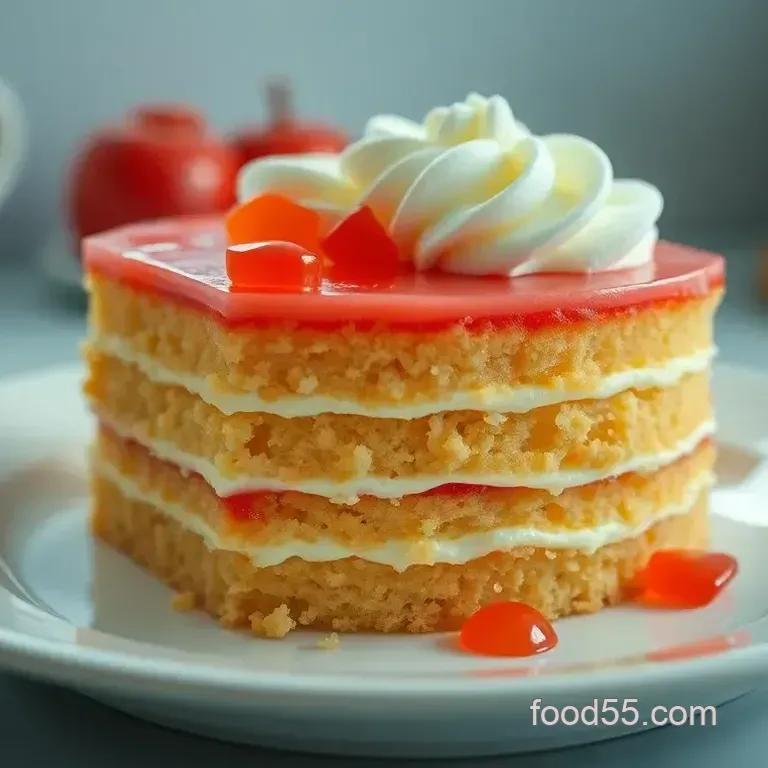 Delicious Jello with Cake: My Jolly Layered Cake Recipe