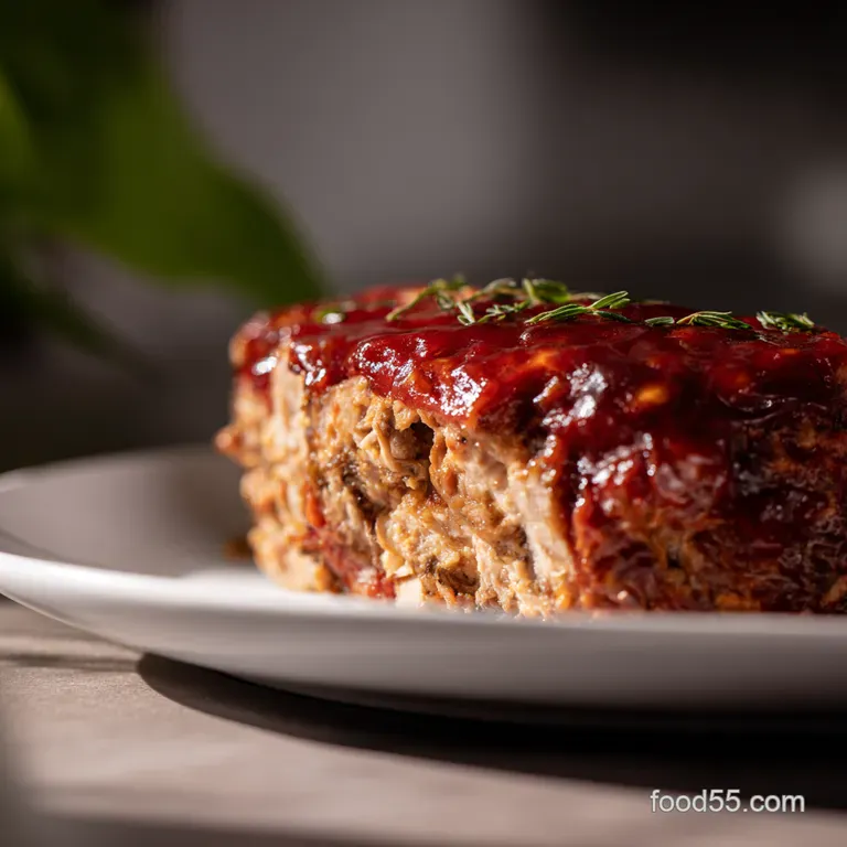 Juicy Delicious Chicken Meatloaf Say Goodbye to Dry presentation