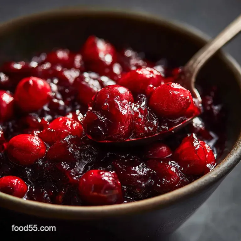 Julia Childs Easy Cranberry Sauce: Effortless Orange Compote